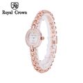 Đồng hồ nữ chính hãng Royal Crown 2100 dây đá vỏ vàng hồng