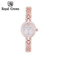 Đồng hồ nữ chính hãng Royal Crown 2100 dây đá vỏ vàng hồng