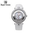 Đồng hồ nữ Chính hãng Royal Crown 3628 dây da trắng