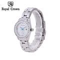 Đồng hồ nữ chính hãng Royal Crown 3662L dây thép mặt full đá