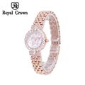 Đồng hồ nữ chính hãng Royal Crown 3844 dây thép vỏ vàng hồng