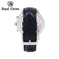 Đồng hồ nam chính hãng Royal Crown 5603 dây da đen