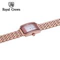 Đồng hồ nữ chính hãng Royal Crown 3645 dây thép vỏ vàng hồng