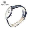 Đồng hồ nữ chính hãng Royal Crown 7601 dây da xanh