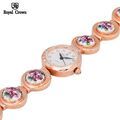 Đồng hồ nữ chính hãng Royal Crown 6430 RG dây gốm handmade