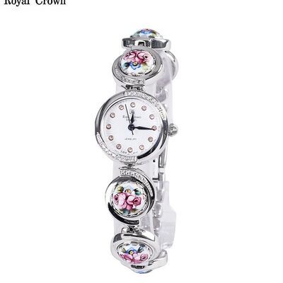 Đồng hồ nữ chính hãng Royal Crown 6430 dây ceramic