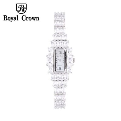 Đồng hồ nữ Chính hãng Royal Crown 3612 dây đá vỏ trắng