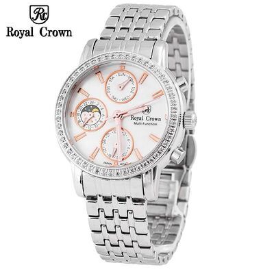 Đồng hồ nữ chính hãng Royal Crown 6420 dây thép